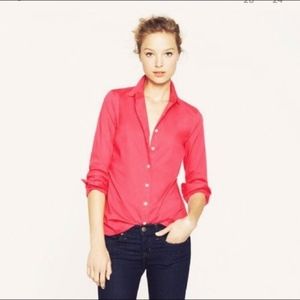 J. Crew Button Up Shirt - Bright Coral Color